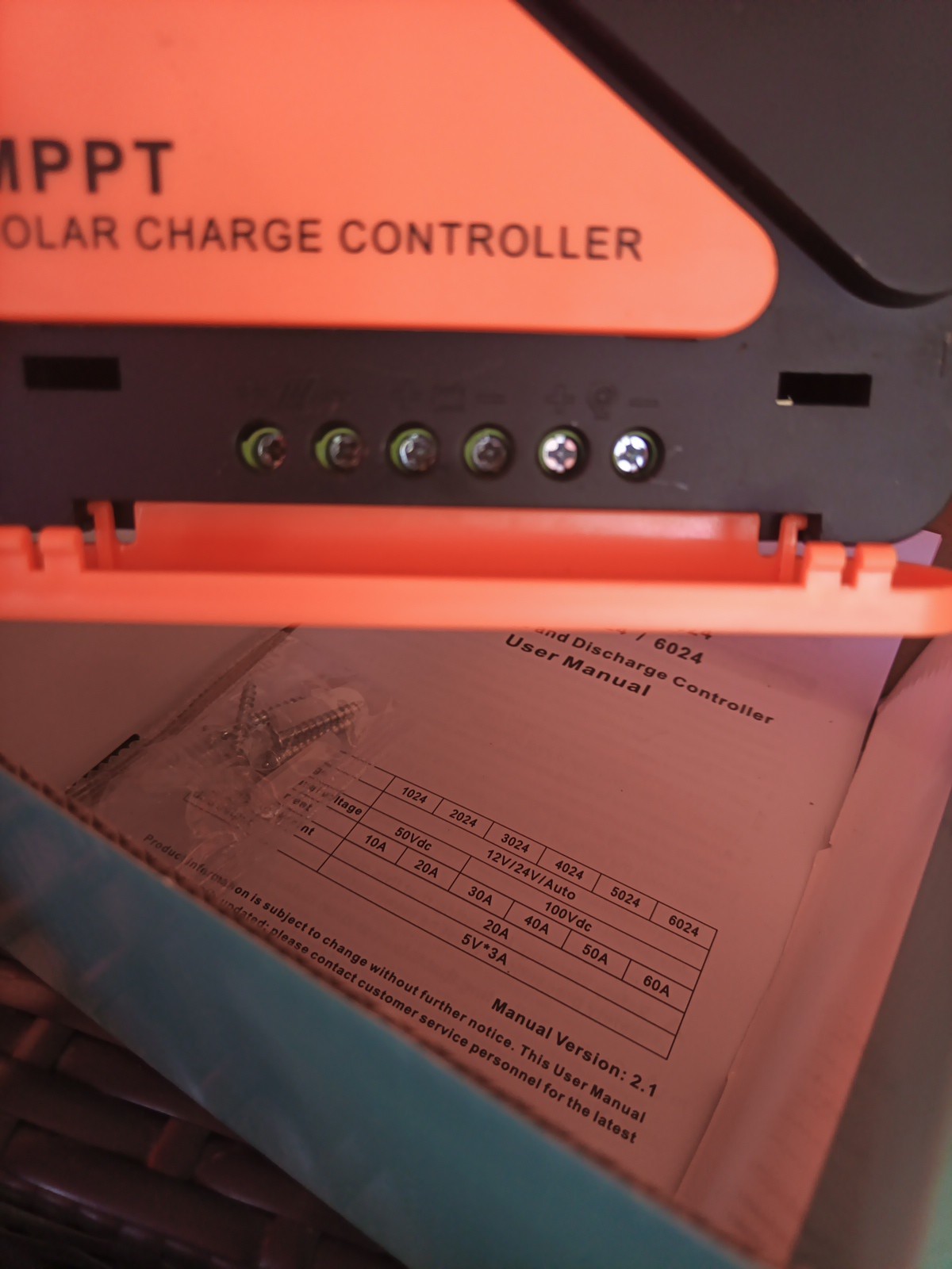 MPPT Solar Charge Controller, 20A 12V 24V Solar Controller