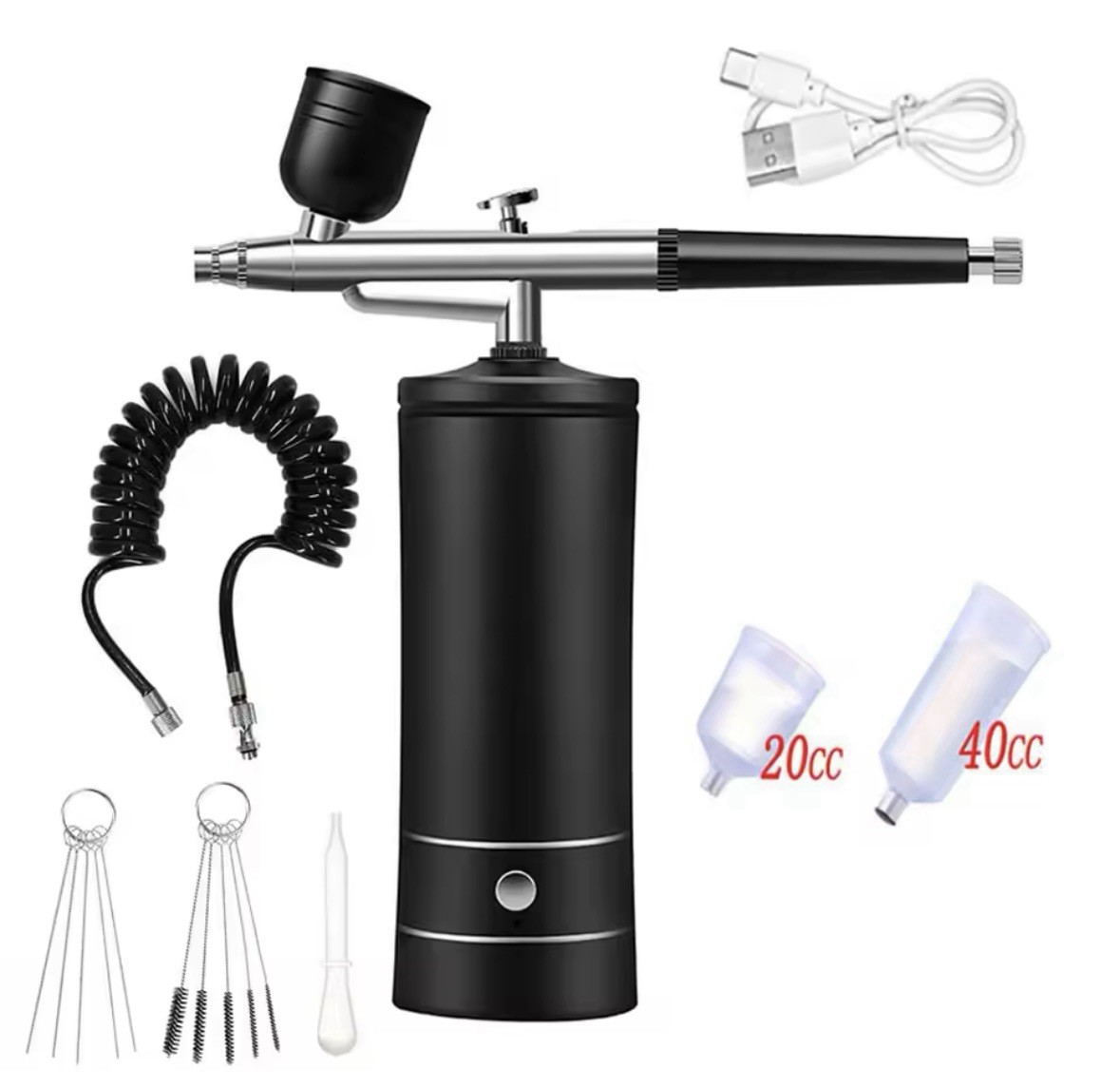 Aeropenna Portable Airbrush Kit with Compressor Modeling Nails
