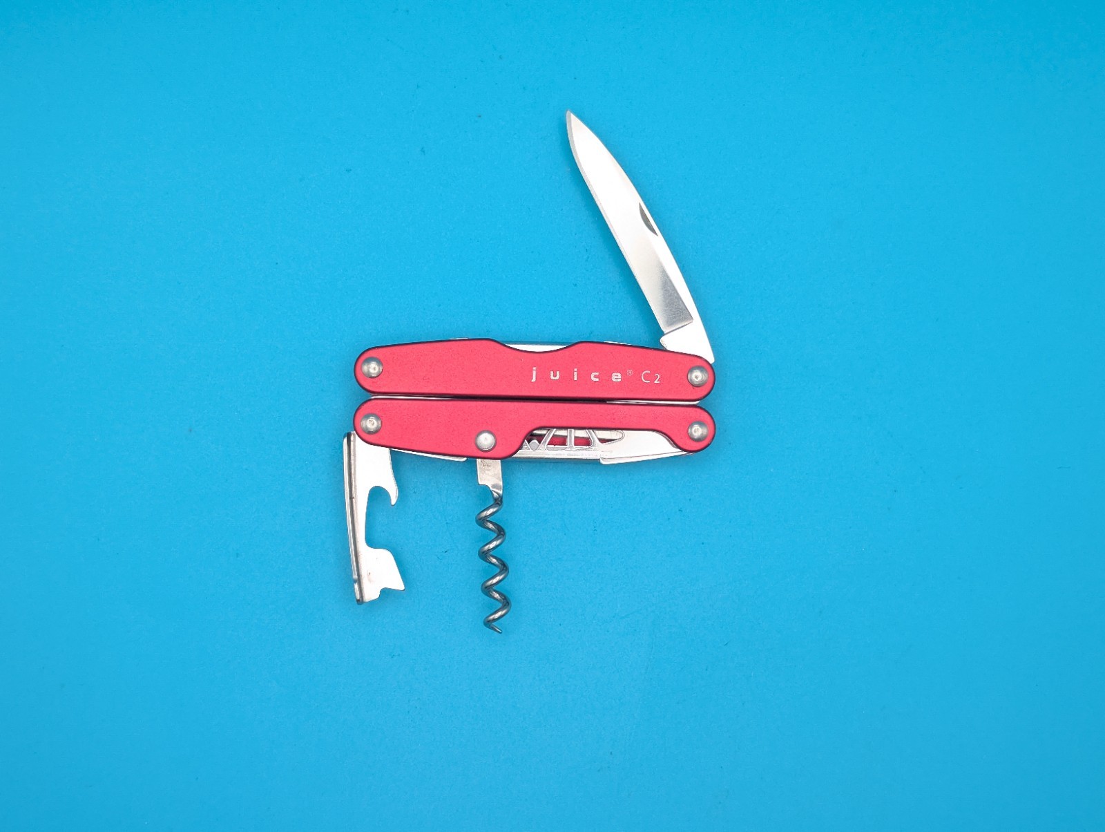 Leatherman Juice C2 Red Multi Tool! *GREG GILBERT* LOOSE CORKSCREW