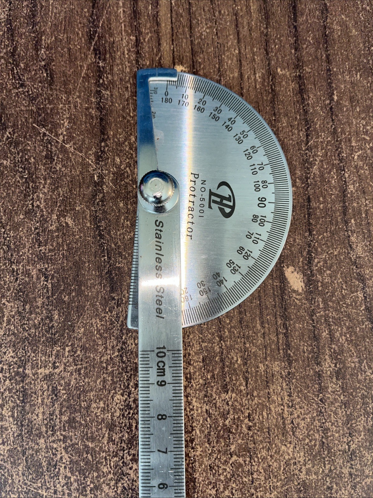 Stainless Steel No. 5001 Protractor