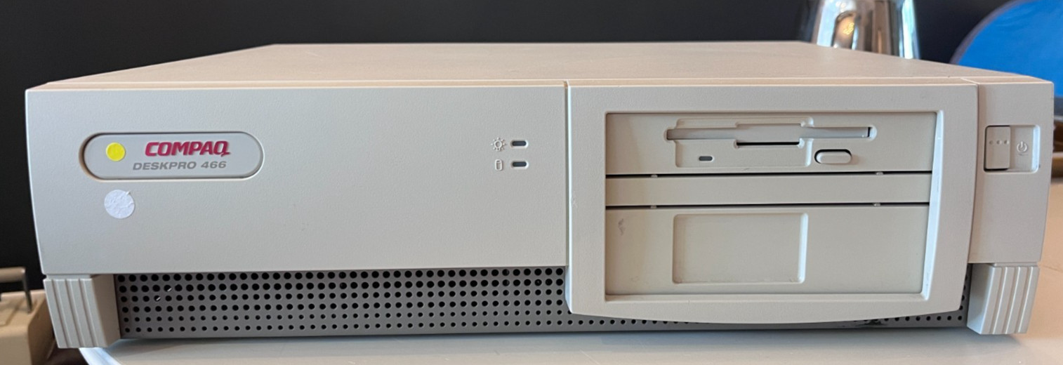 Compaq Deskpro 466 Vintage 486 Desktop PC - No HDD - Tested and Working