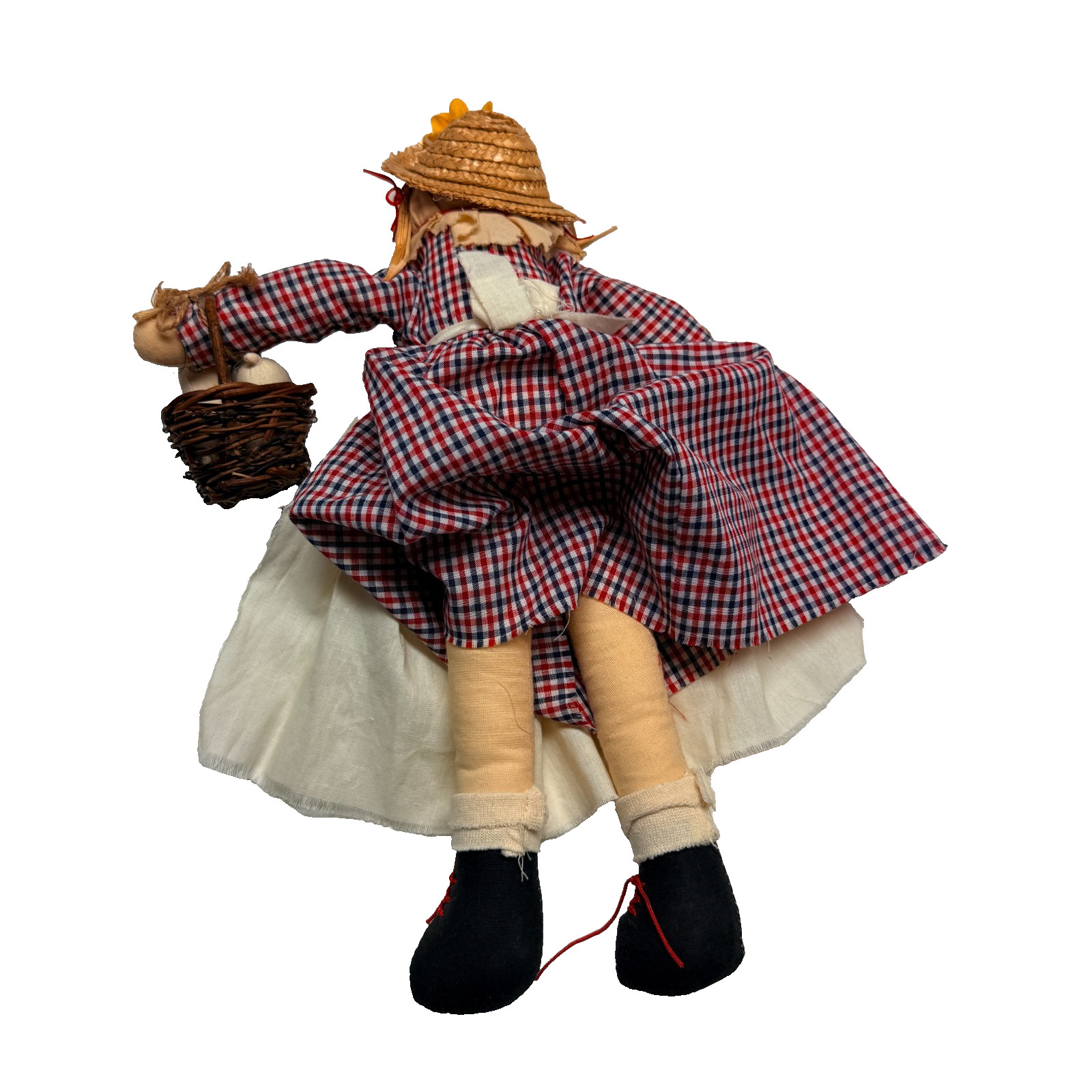 Thanksgiving Scarecrow Rag Doll Pair