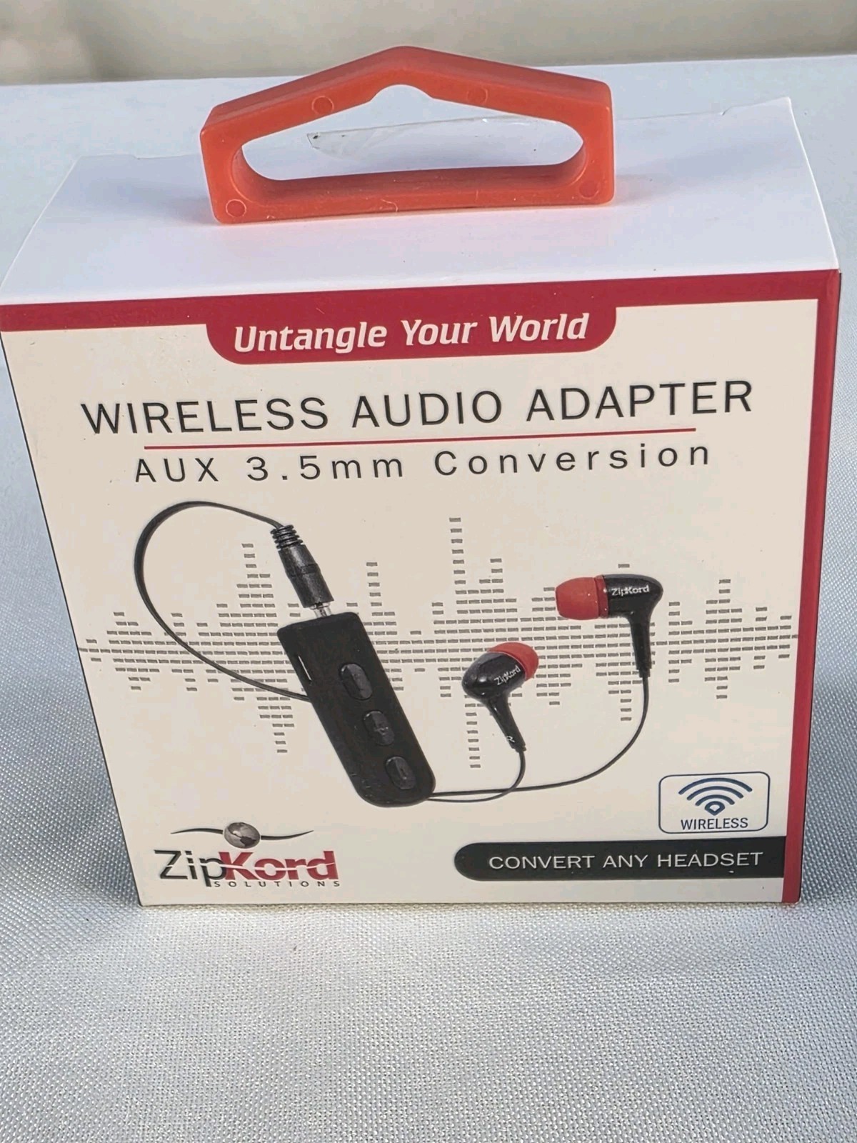 Zipkord Wireless Audio Adapter Aux 3.5mm Conversion New In Box