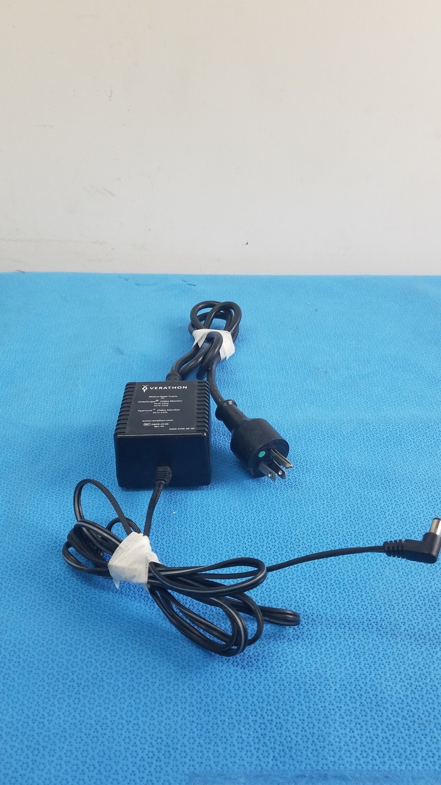 Verathon GlideScope Medical Power Supply 0400-0105 Video Monitor