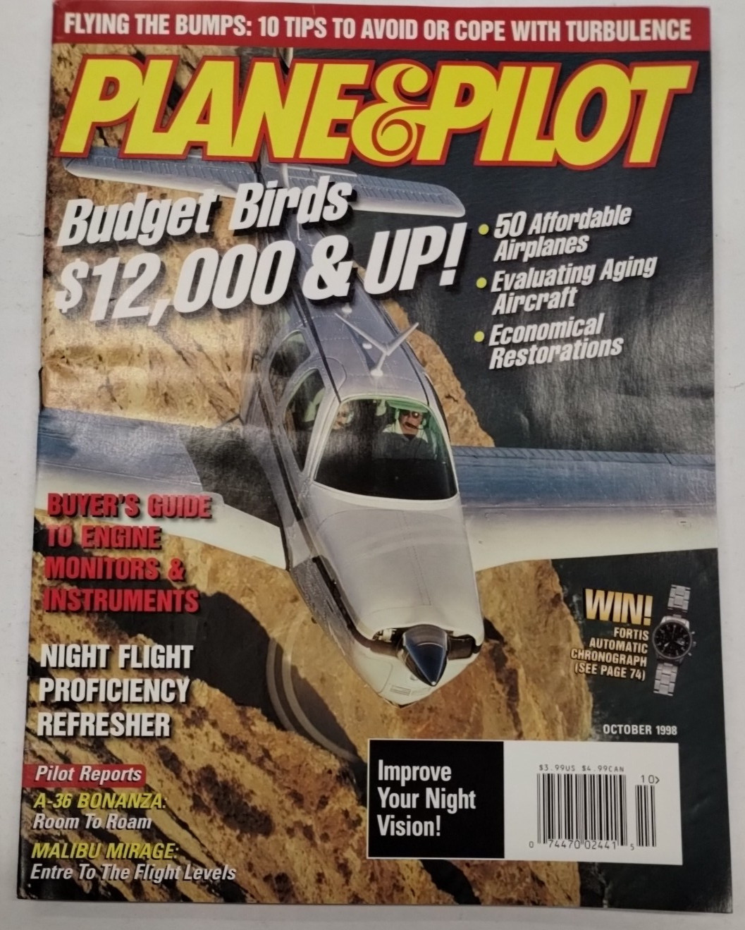 Plane & Pilot Magazine October 1998/Volume 34/Number 10-Original