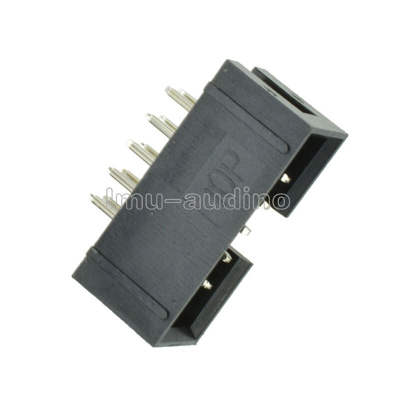 20pcs 2.54mm 2x5 pin 10 pin straight male shrouded header IDC socket