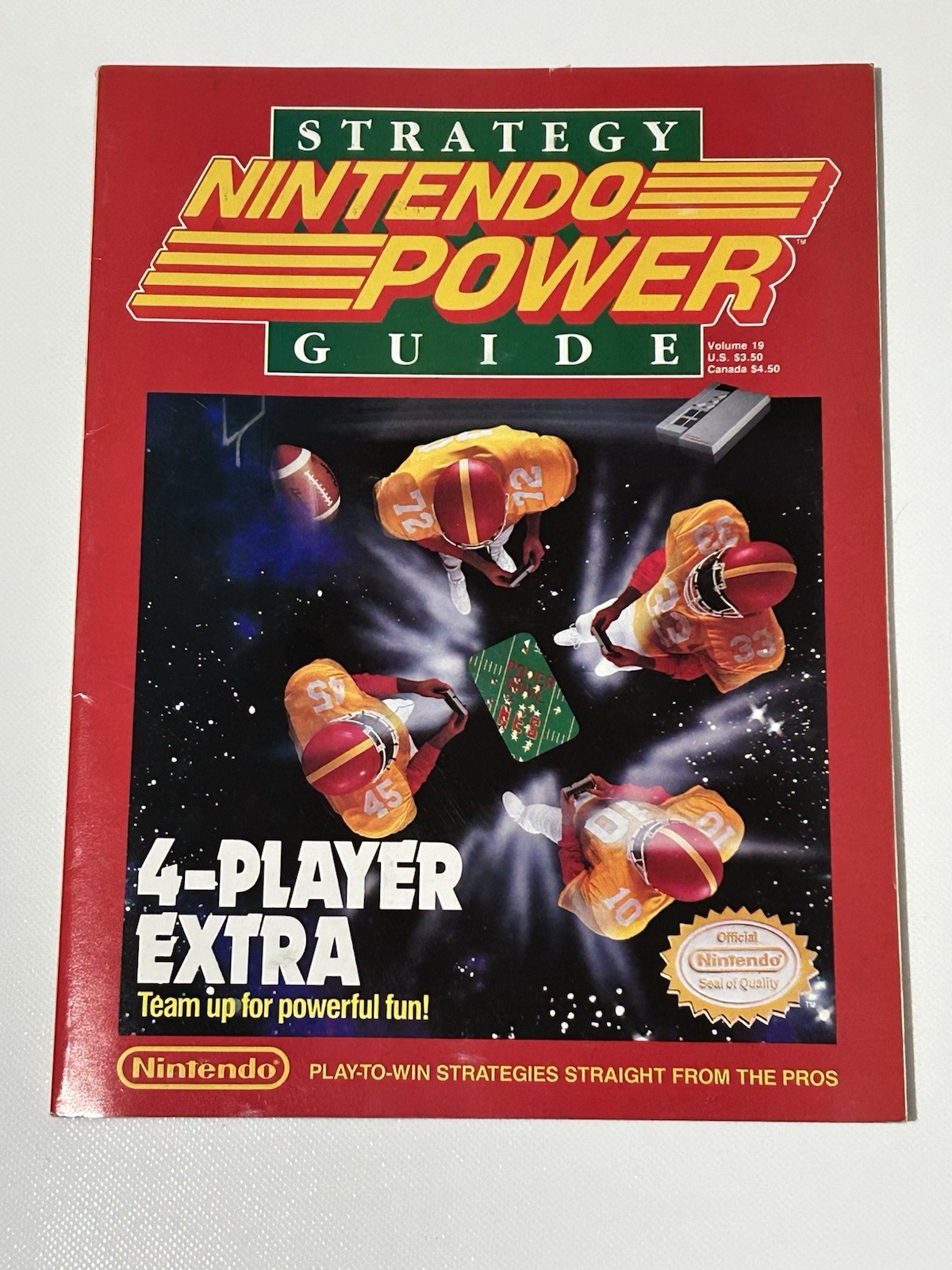 Nintendo Power Strategy Guide 4-Player Extra 1990 Volume 19 VG-Ex Condition