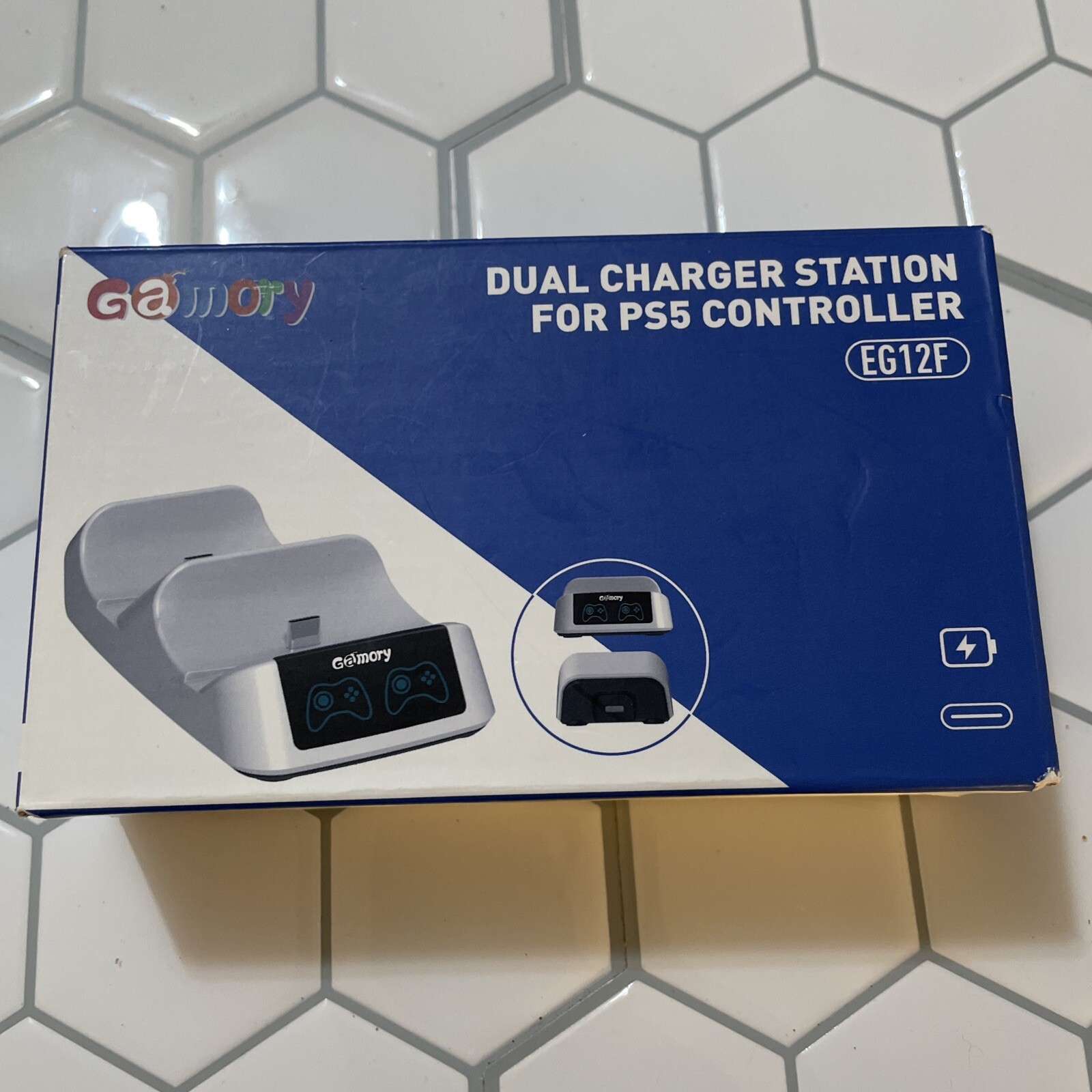 NEW Gamory Dual Charger Station For PS 5 Controller EG12F