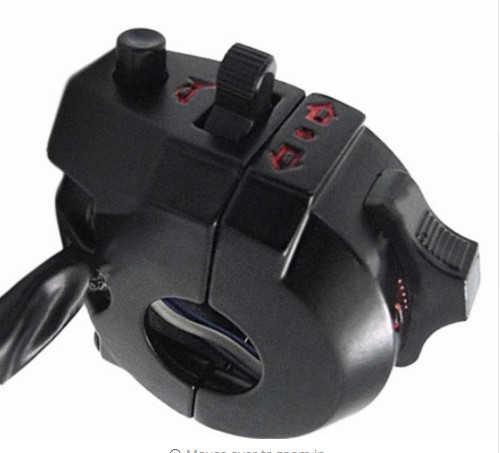 7/8" Universal Metal Waterproof Handlebar Switch