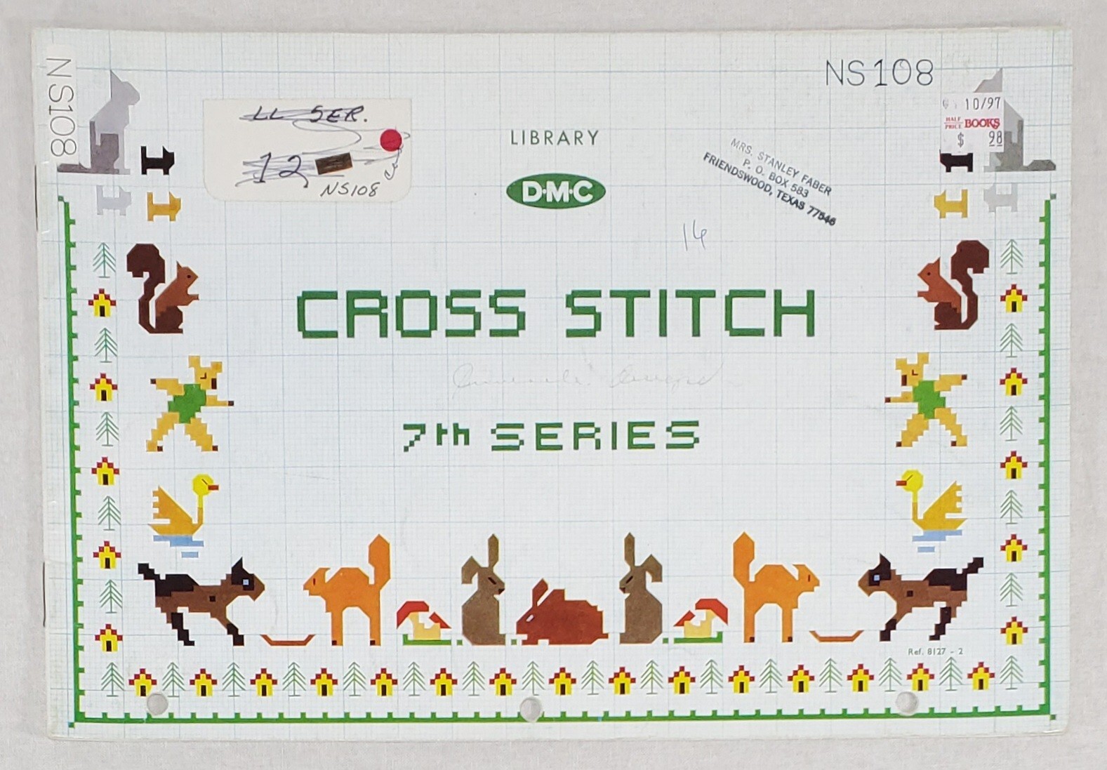 Lot of 9 Needlepoint & Cross Stitch Design Pattern Books & Samplers