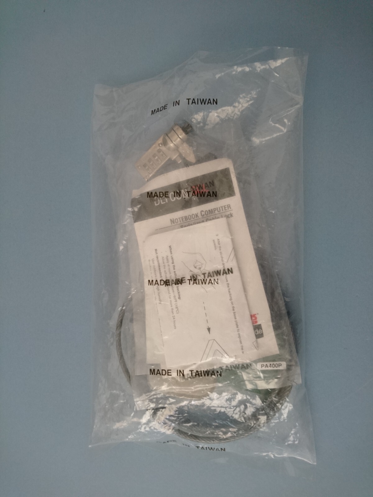 Targus DEFCON COMPACT SERIALIZED COMBO CABLE LOCK - "BRAND NEW & NEVER USED"