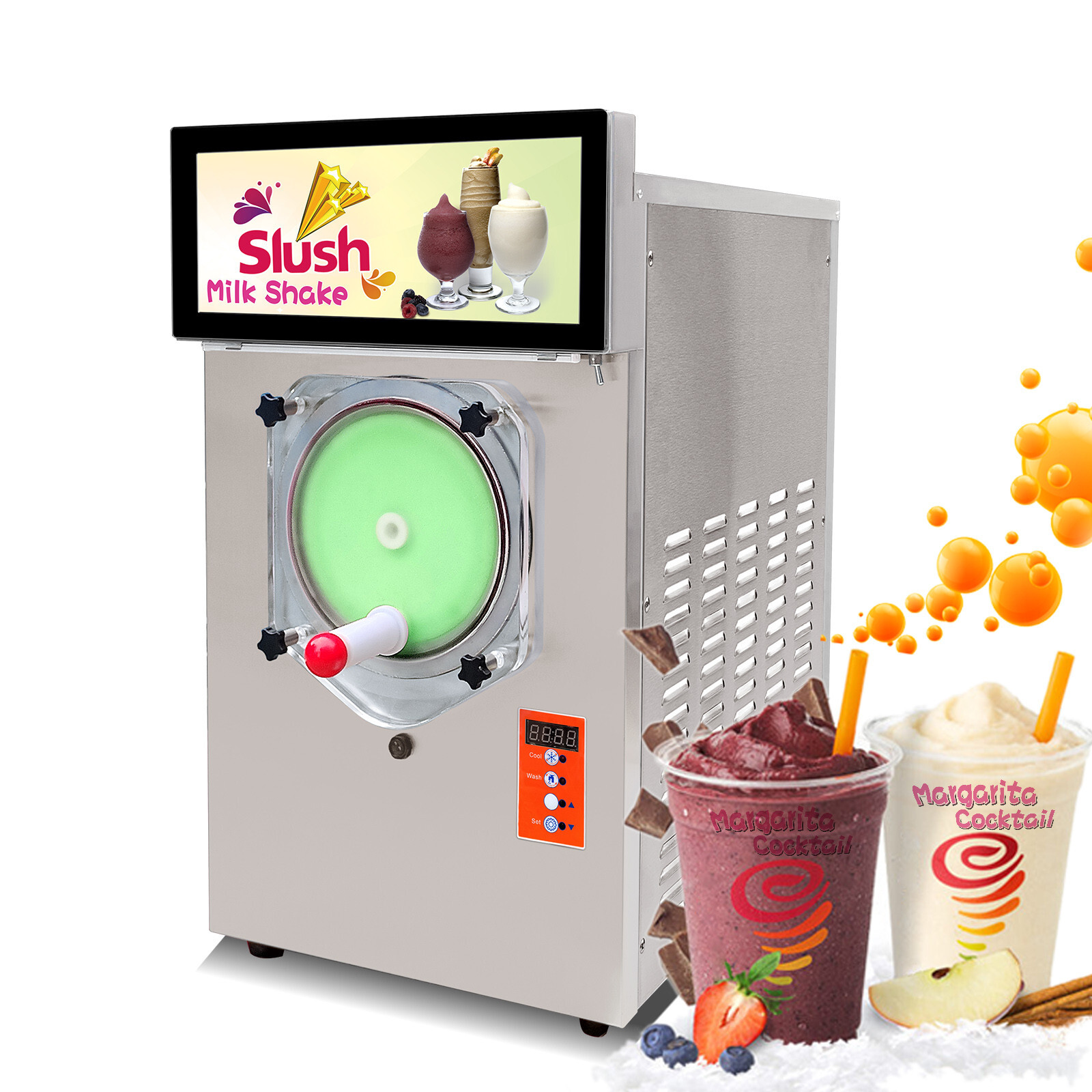 Kolice Commercial Margarita Ice Slush Machine,Milkshake Maker Large Capacity