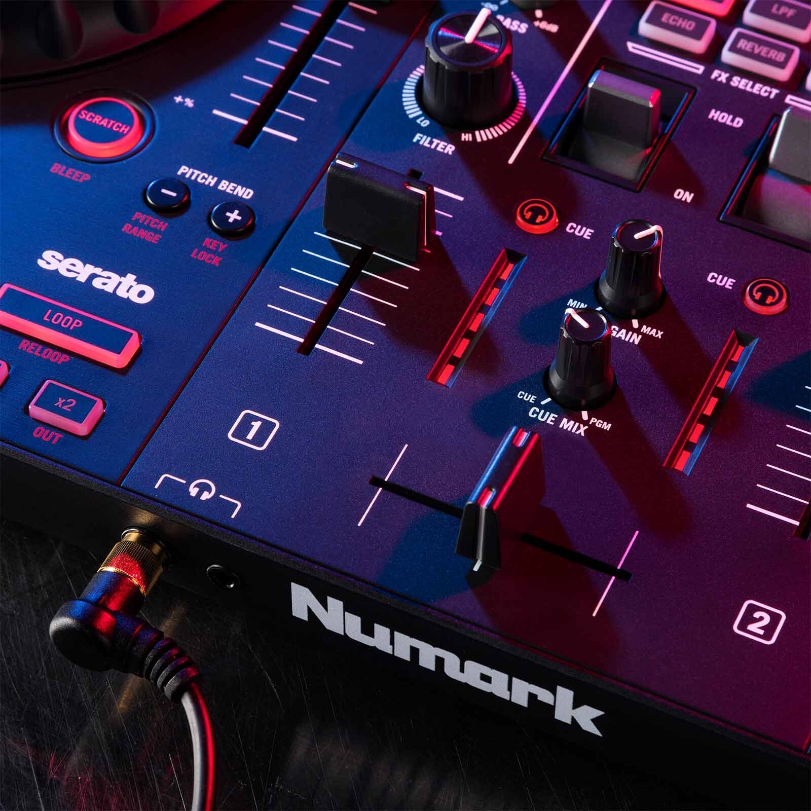 Numark Mixtrack Pro FX Effects 2-Deck Serato DJ Controller w Laptop Stand