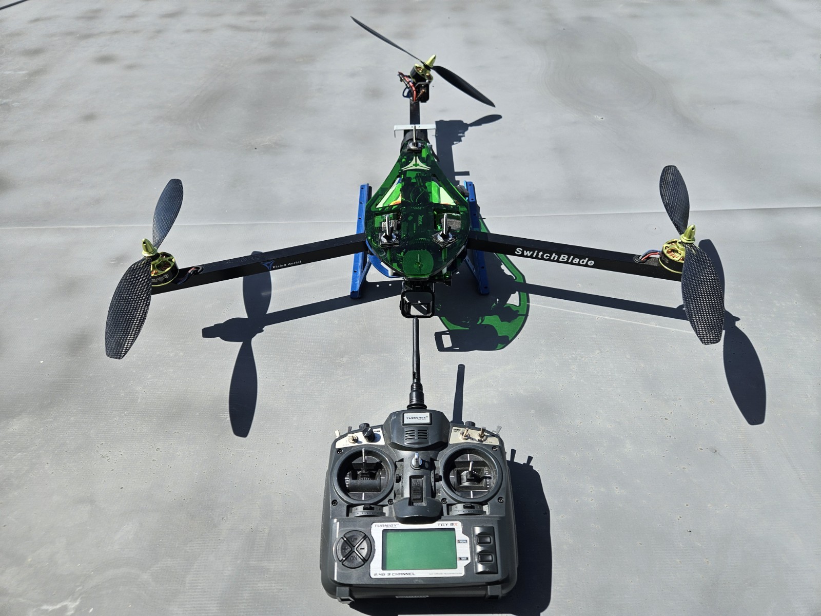 Vision Aerial SwitchBlade TriCopter Professional Grade MultiCopter Drone