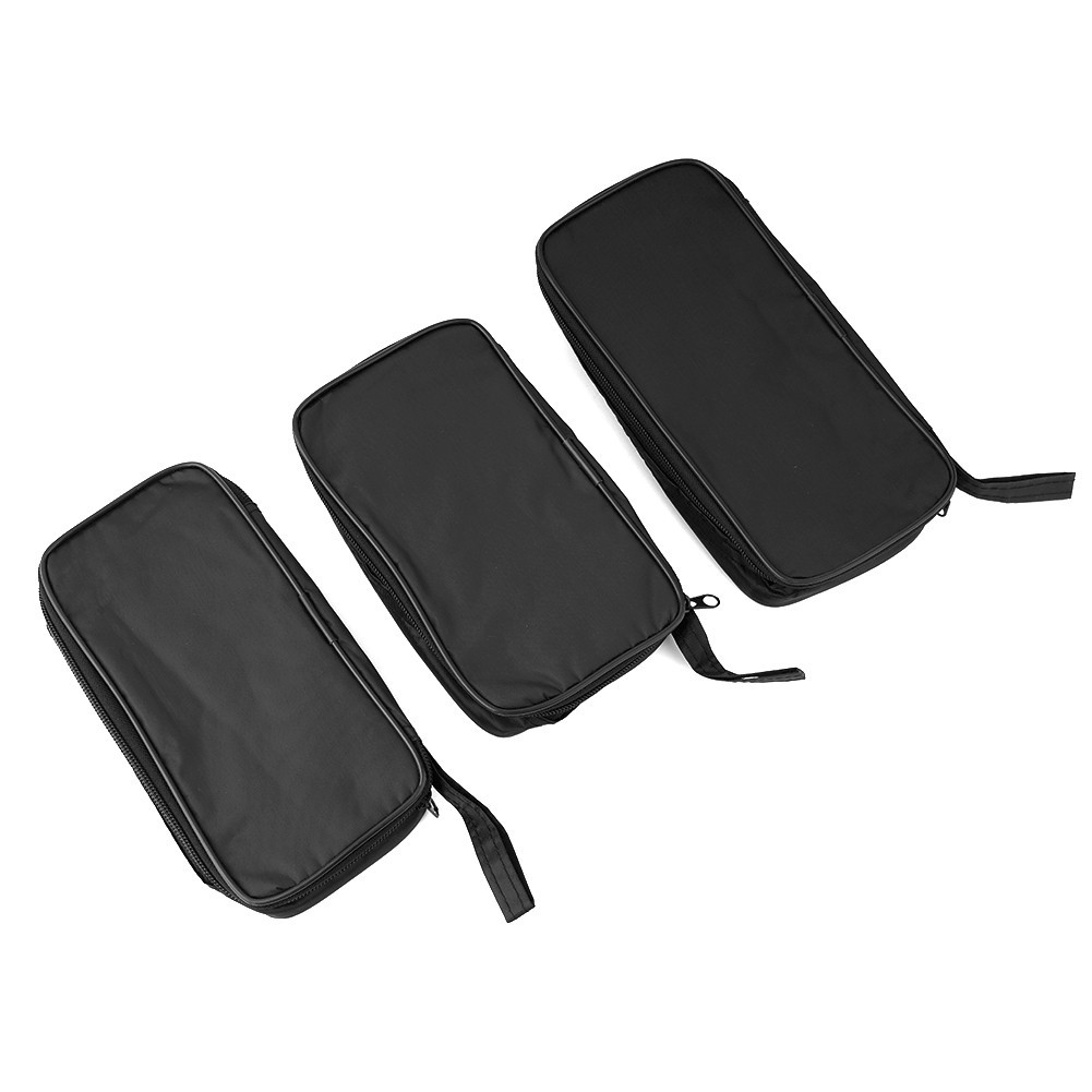 1* Multimeter Black Cloth Bag Waterproof And Shockproof Soft Bag S/M/L