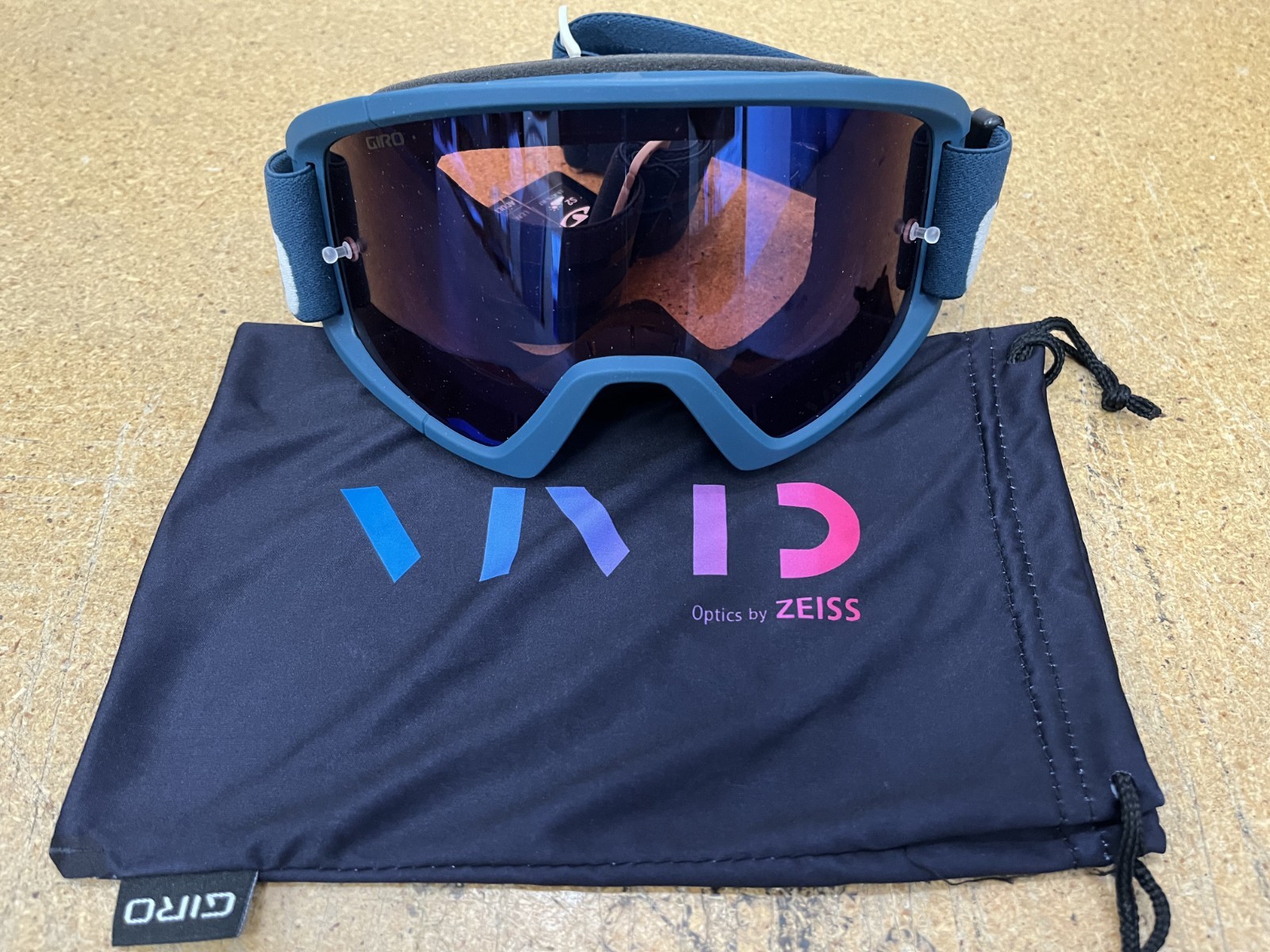 Giro Tazz MTB with VIVID Lens Unisex Dirt Mountainbike Goggles - Harbor Blue
