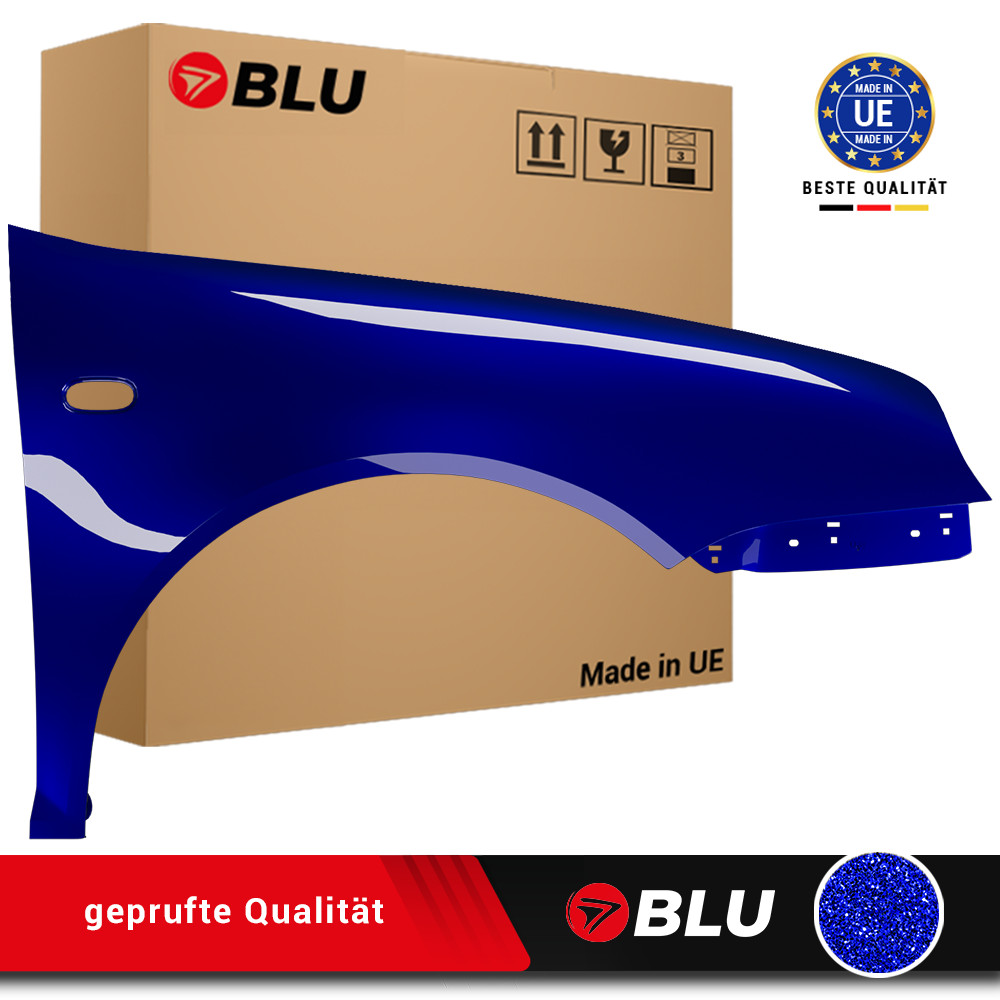 Fender for VW Golf IV 4 LB5N right blue 97-06 front painted new