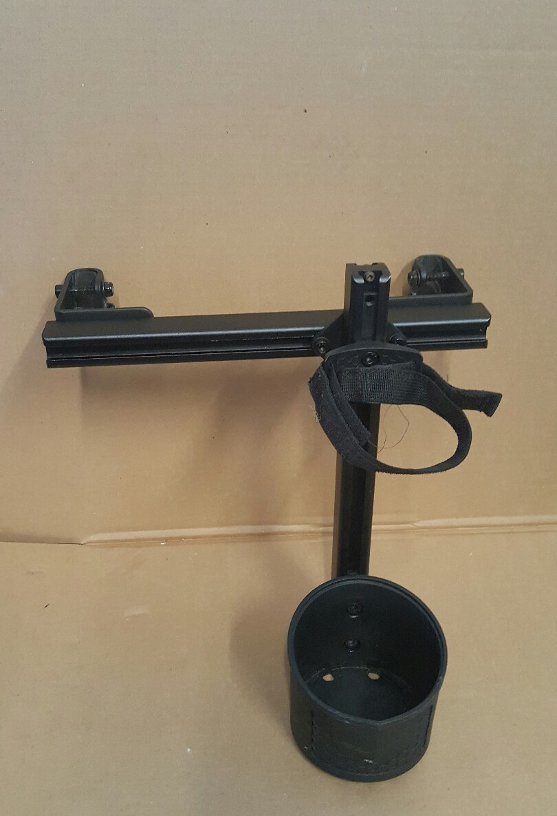 OXYGEN TANK HOLDER FOR QUANTUM POWER  WHEELCHAIR WITH THE TRUE BALANCE 3 SYSTEM
