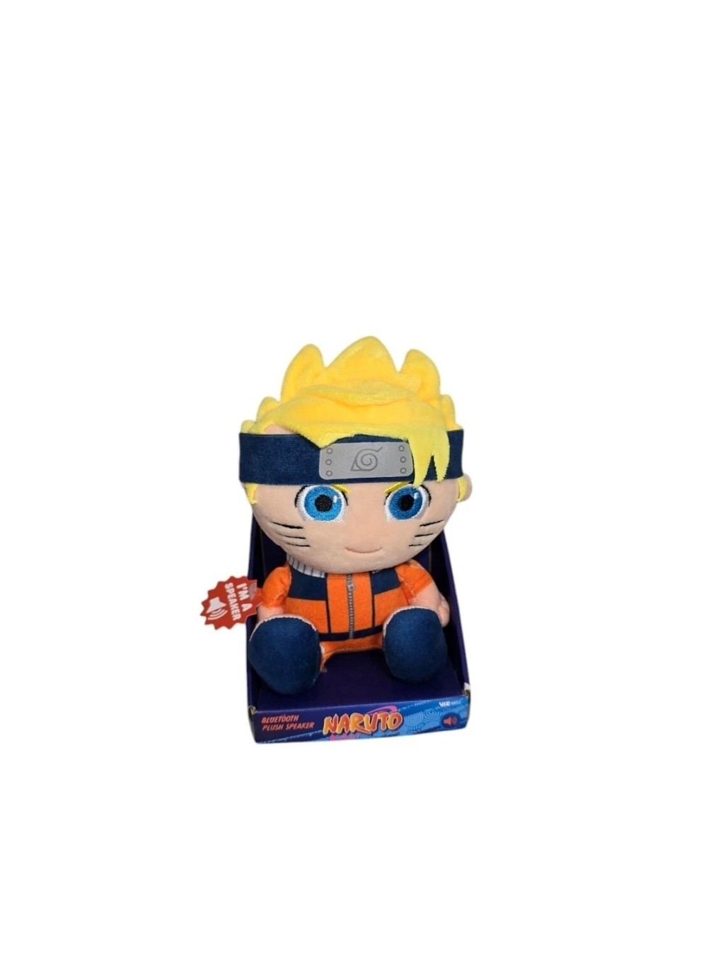 Naruto Bluetooth Plush Speaker Bitty Boomers Speaker Reacheargable 5½" Portable