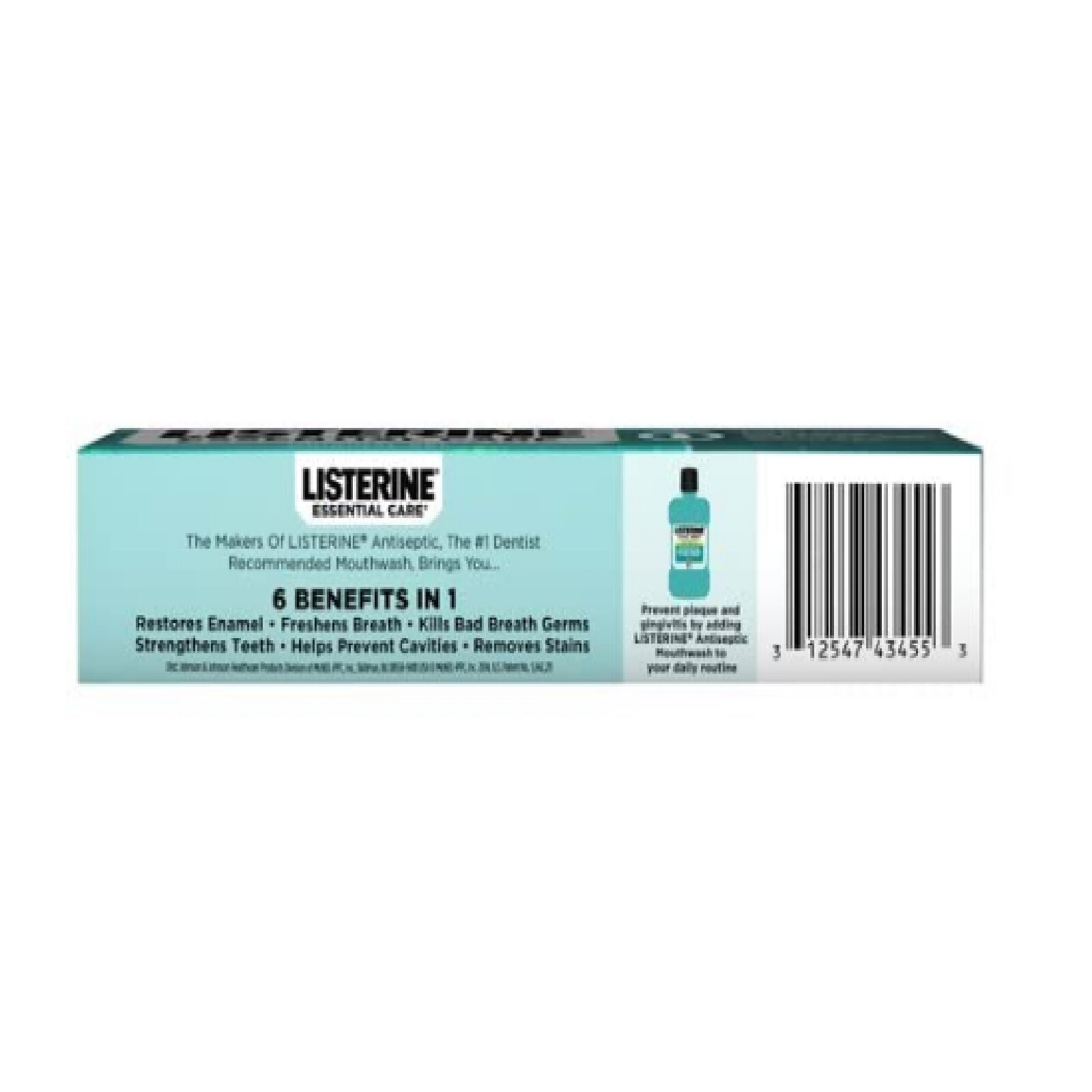 Listerine Fluoride Toothpaste Anticavity Remove Stain Original Mint Gel 4.2oz