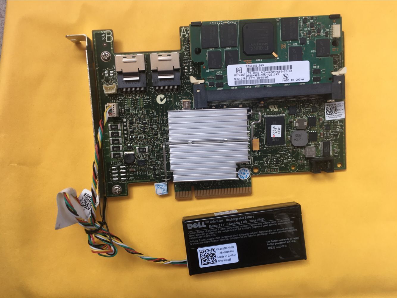 DELL PERC H700 6Gb/s 1GB Battery RAID CARD for R310 R410 R510 R610 R710 R810