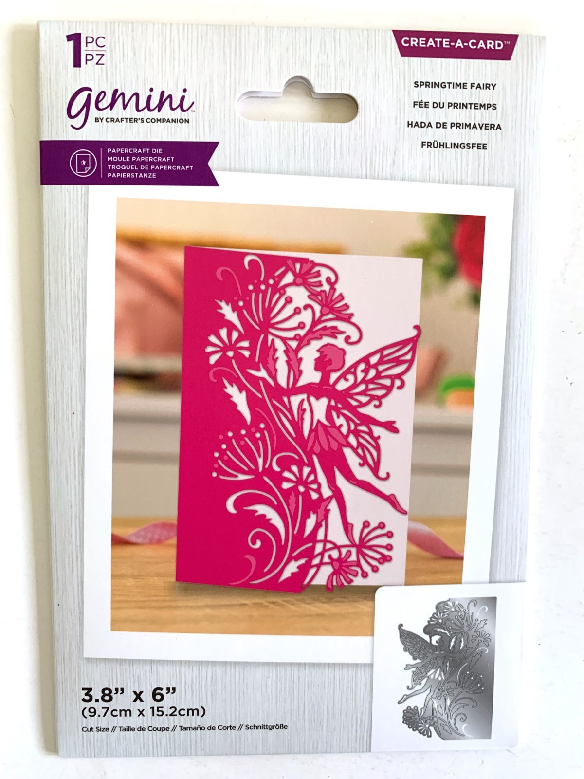 Gemini by Crafter's Companion Create-A-Card Die SPRINGTIME FAIRY