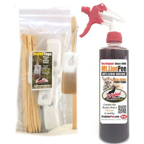 PredatorPee Original Mountain Lion Urine -Territorial Marking Scent - 16oz