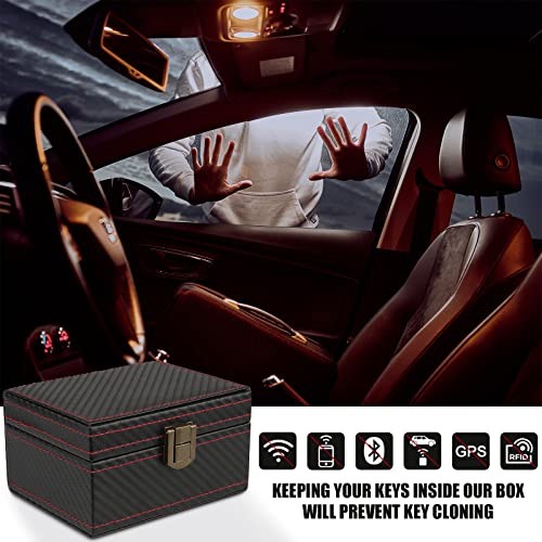 Faraday Box, RFID Box for Car Keys, Faraday Key Fob Protector Cage, Anti Small