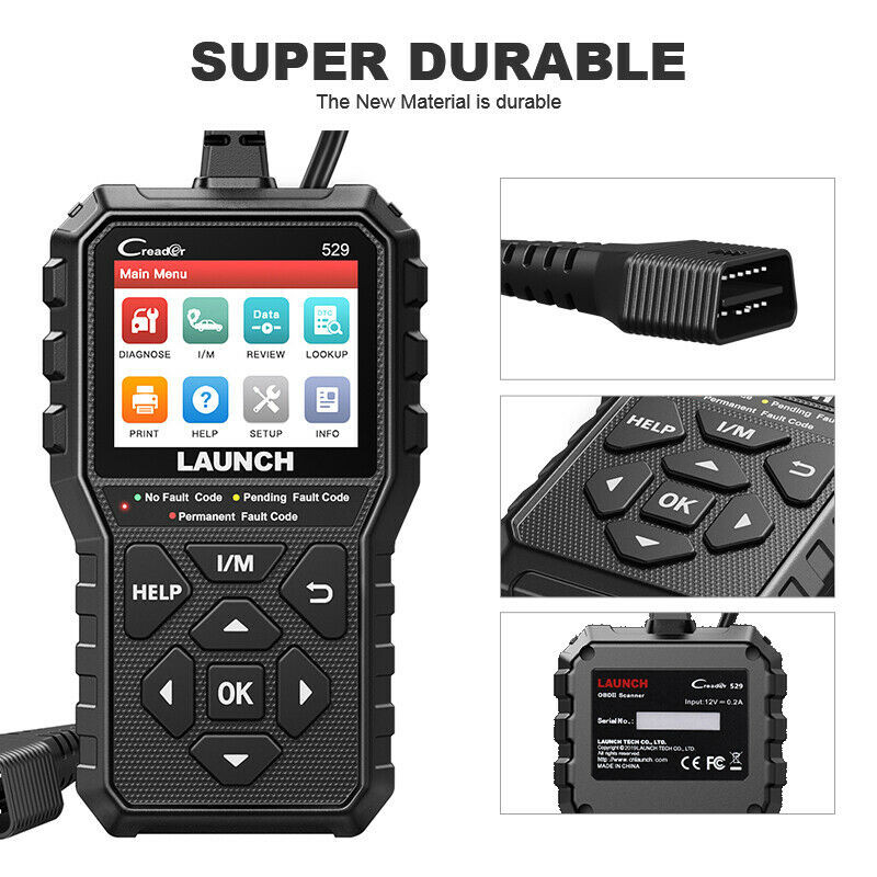 2025 LAUNCH X431 CR529 OBD2 Engine Check Car Code Reader Scanner Diagnostic Tool