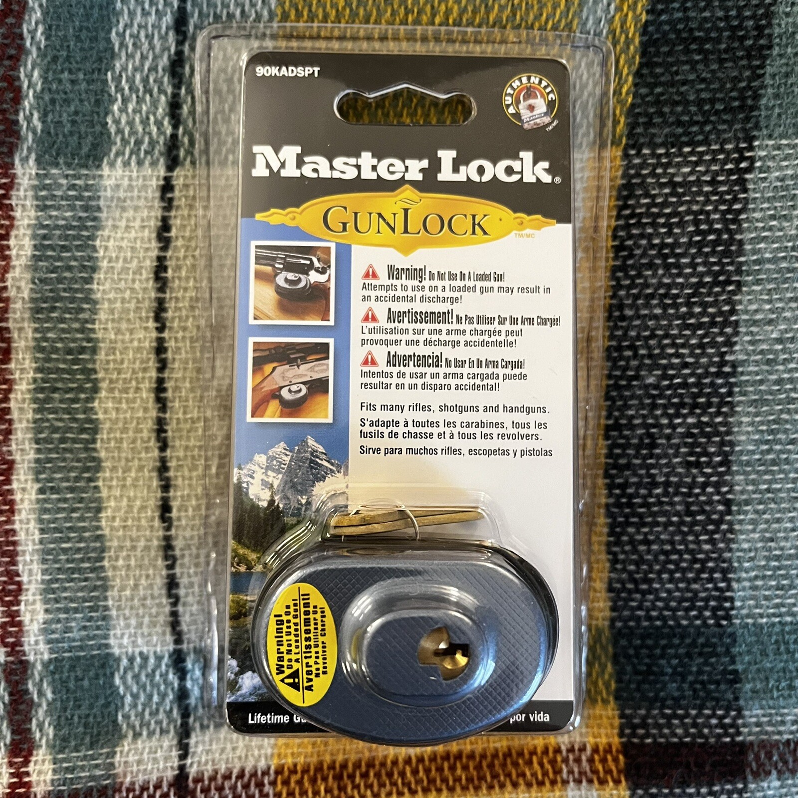 Master Lock 90KADSPT Keyed Gun Trigger Lock 1 Pack Gun Lock With 2 Keys
