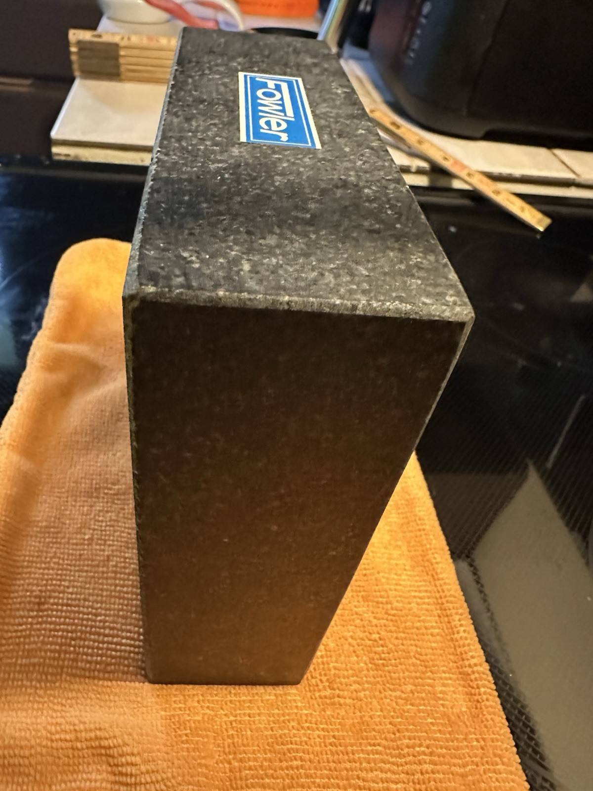 Fowler Granite Surface Plate 6x6x2 in Gray