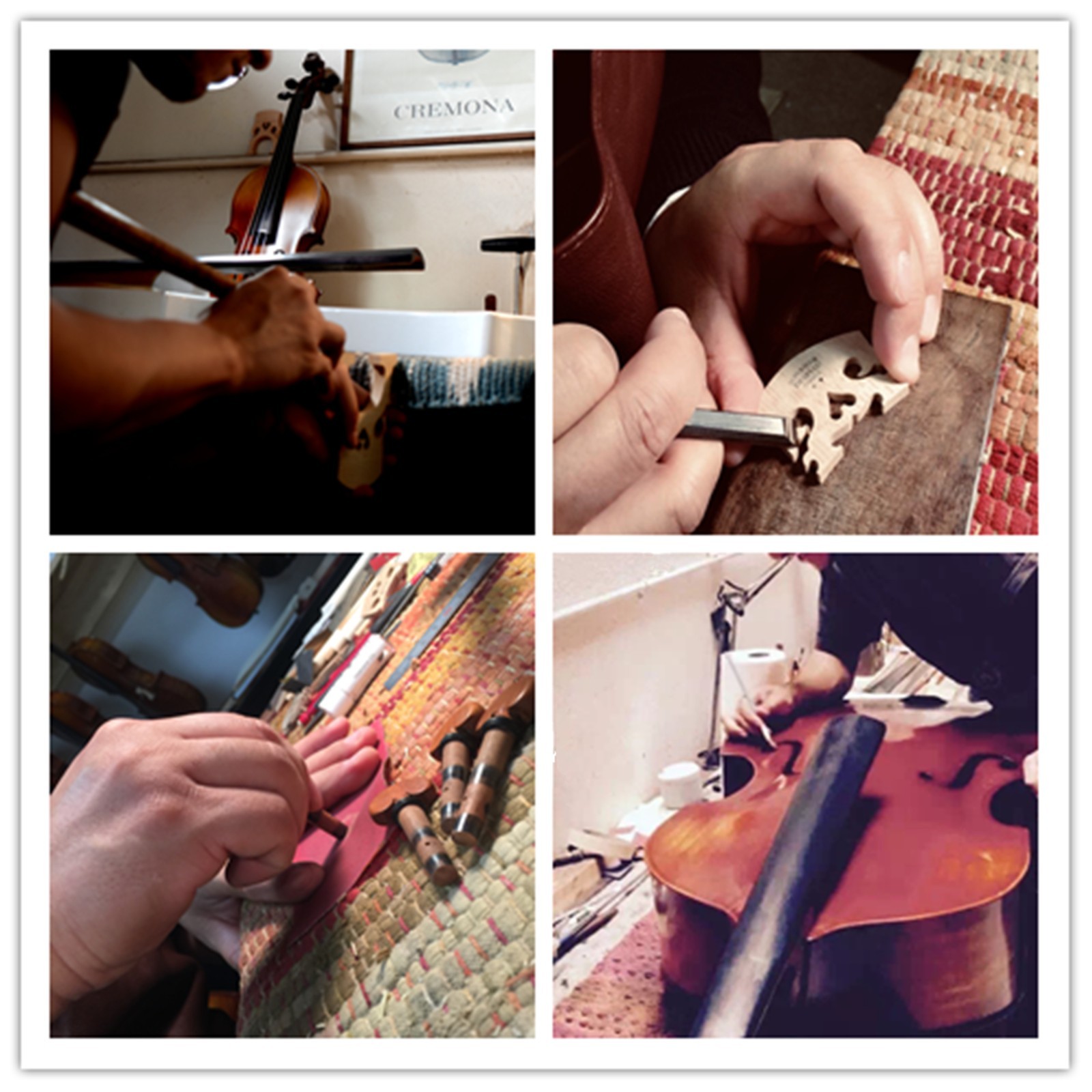 USED OLD SPRUCE VA090-15'' VIOLA FROM CLASSICAL STRINGS-John Wu Workshop