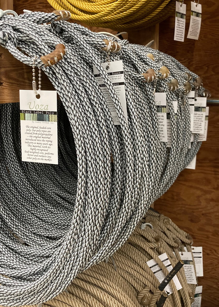 Uoza Black Label 3 Strand BWS 9.0 x 60' Ranch Poly Rope