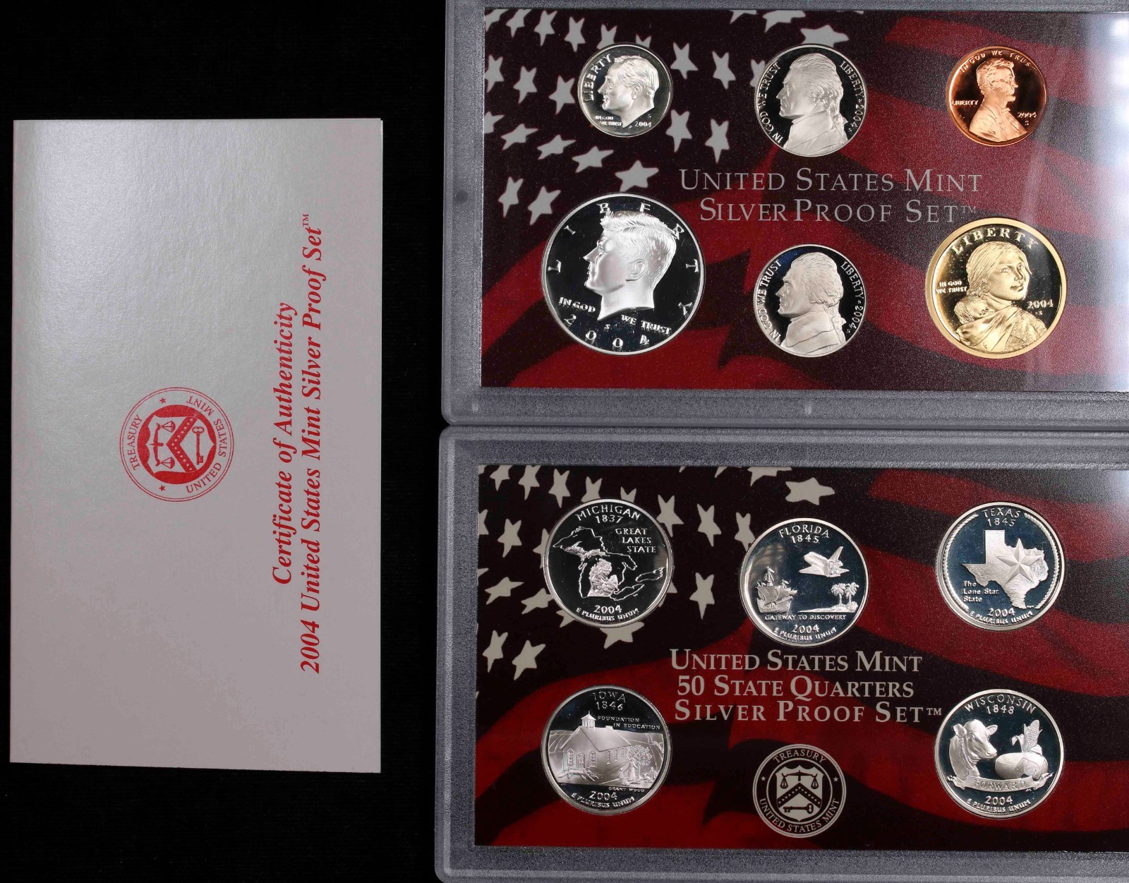2004 U.S Mint Silver Proof Set  #B342