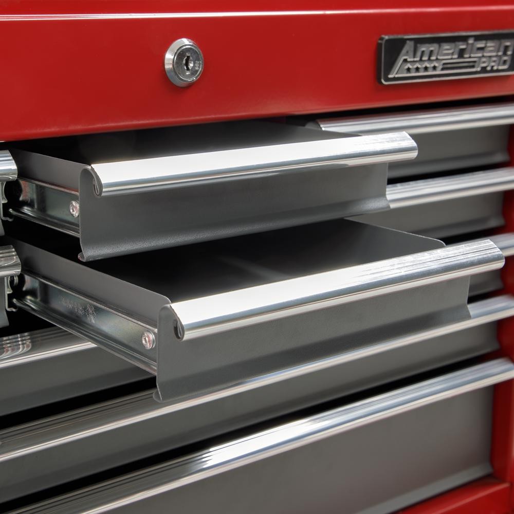 Sealey American Pro 9 Drawer Tool Chest Red / Grey