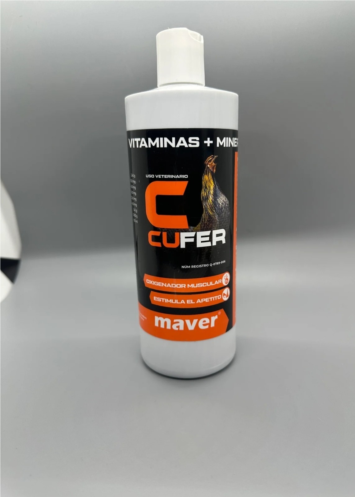 Maver CUFER Vitaminas + Minerales Oxigenador Muscular Estimula Apetito 500ml