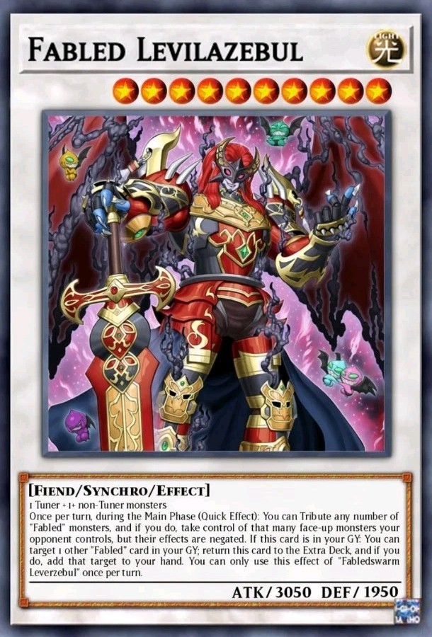 Yugioh Fabled Levilazebul BLMM-EN014 1st Edition Secret Rare NM Presale