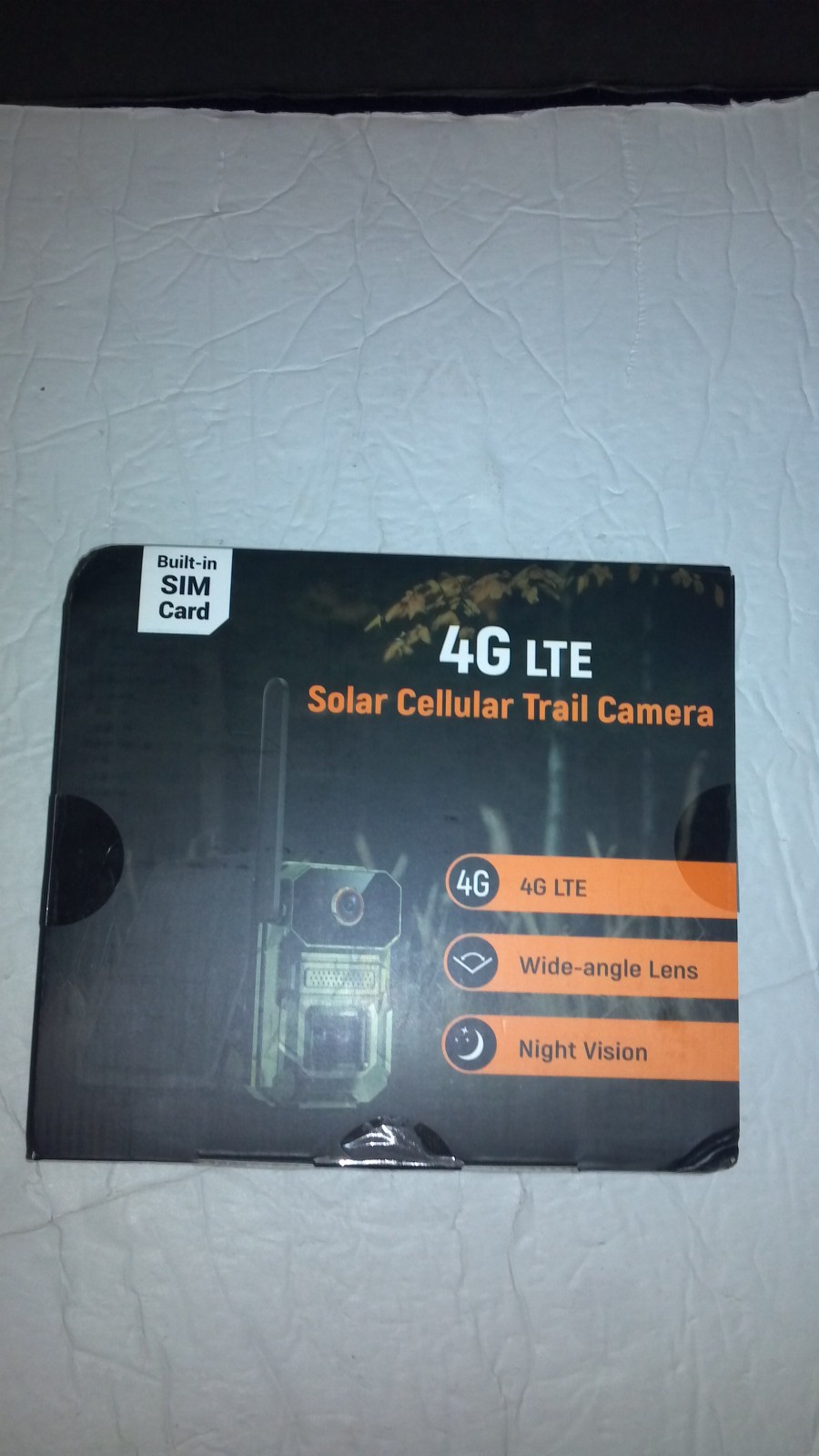 4G LTE Cellular Trail Camera Solar Built-In SIM HD Night Vision Wide Angle Lens