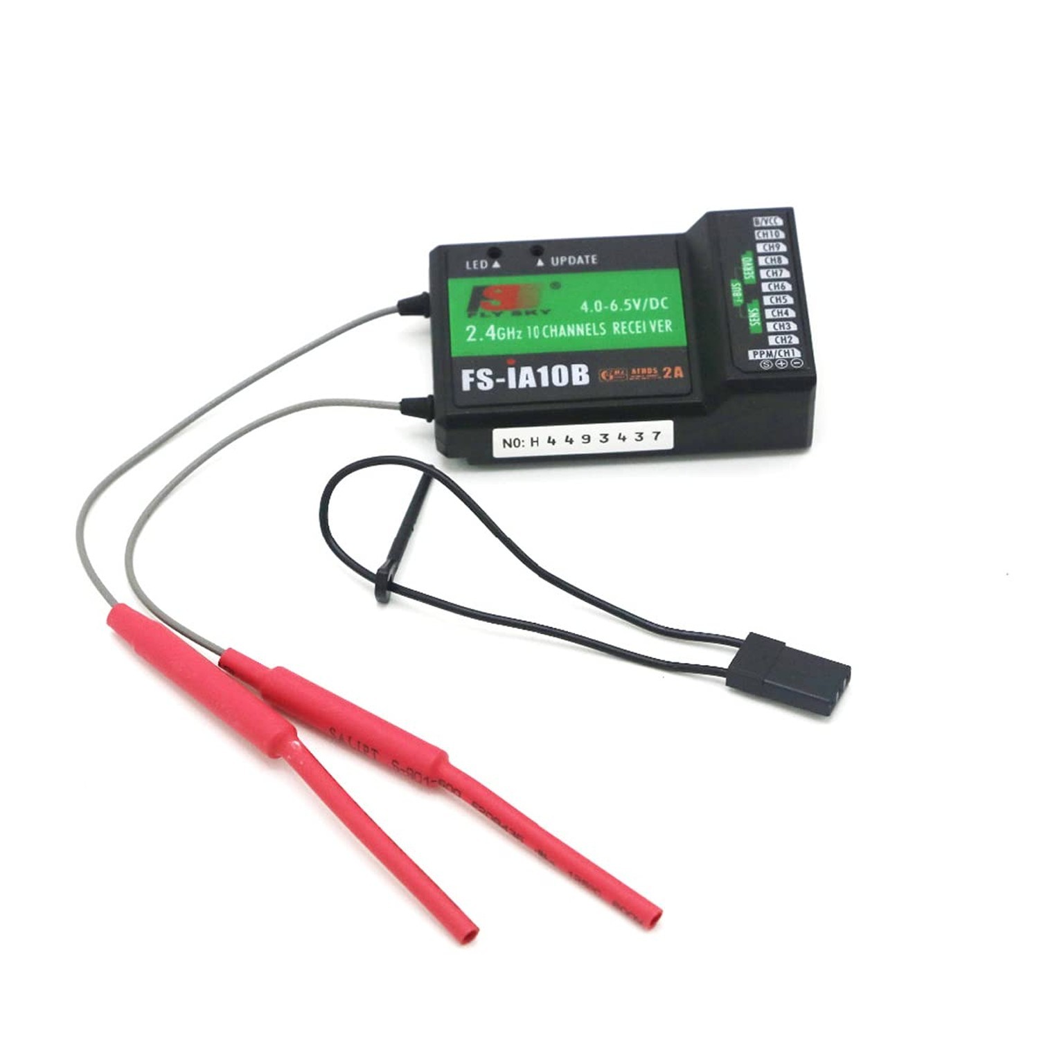 FLYSKY FS-iA10B Receiver 2.4G 10Channel PWM Output with PPM Compatible for FS...