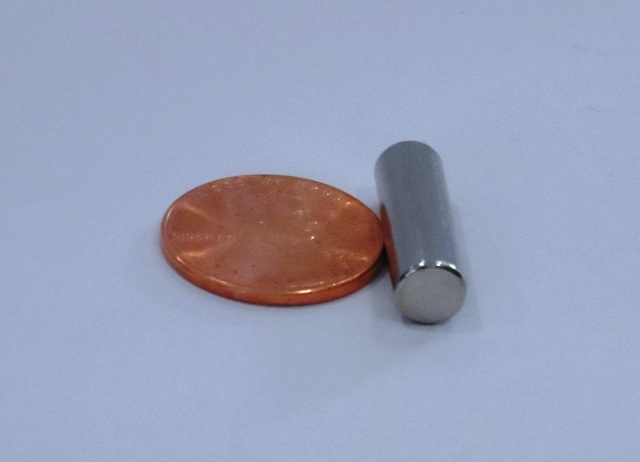 ONE PAIR Brand New Neodymium Magnets N50 Grade 8 mm x 25.5 mm Cylinder