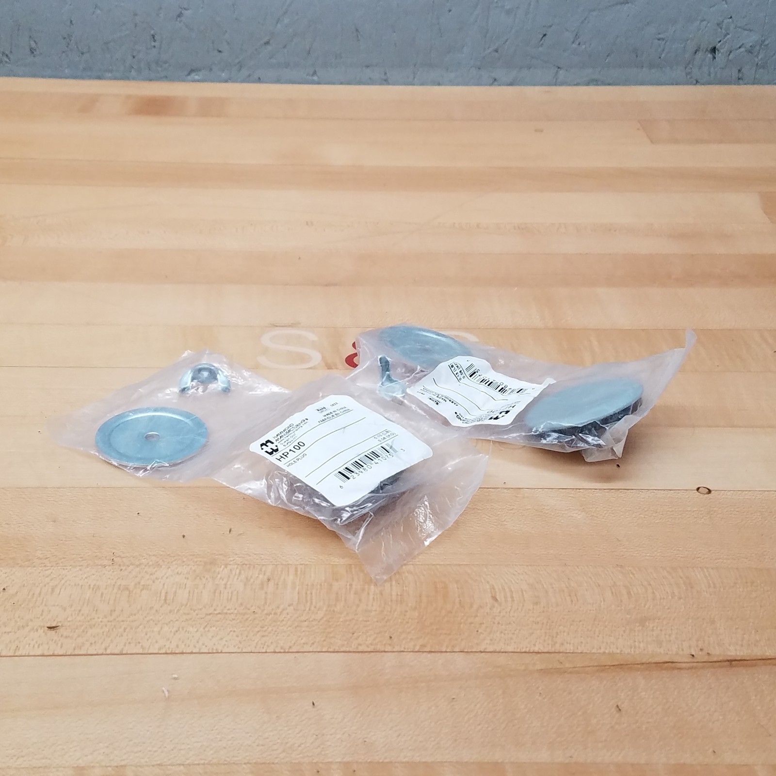 Lot of 2 - Hammond Hp100 Hole Plug, 1.88" OD, Gray - NEW