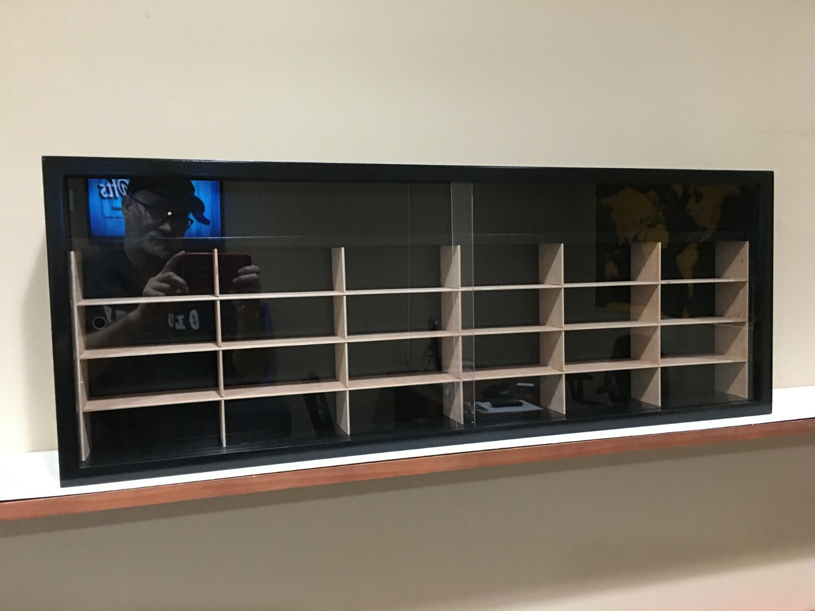 Display Case for 1/43 & Smaller Scale Cars, Other Items - 25 Slots (Made in USA)