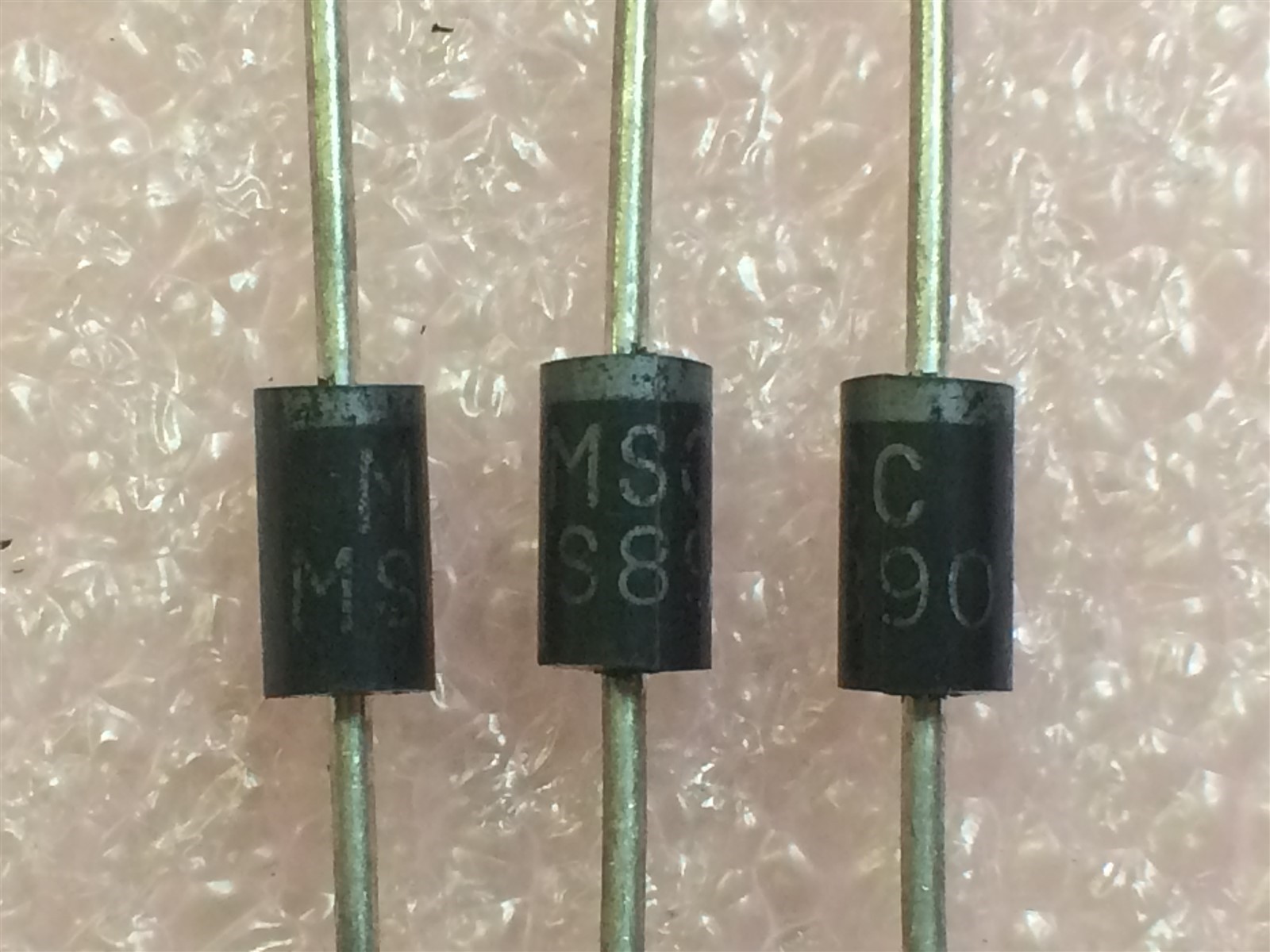 MS890 MICROSEMI 8A 80V-100V Schottky Rectifier DO201AD  10 PIECES