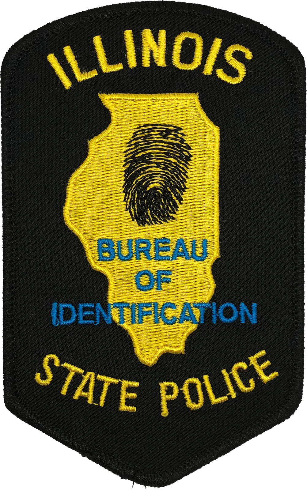 ILLINOIS STATE POLICE SHOULDER PATCH: Bureau of Identification