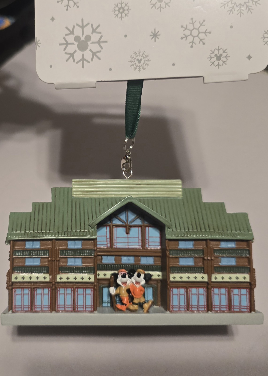 NEW Disney Parks Mickey Minnie Wilderness Lodge Resort House Ornament NWT
