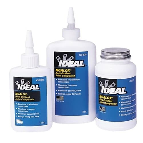 Ideal 30-031 Noalox Anti-Oxidant Compound 8oz Bottle w/ Brush Cap