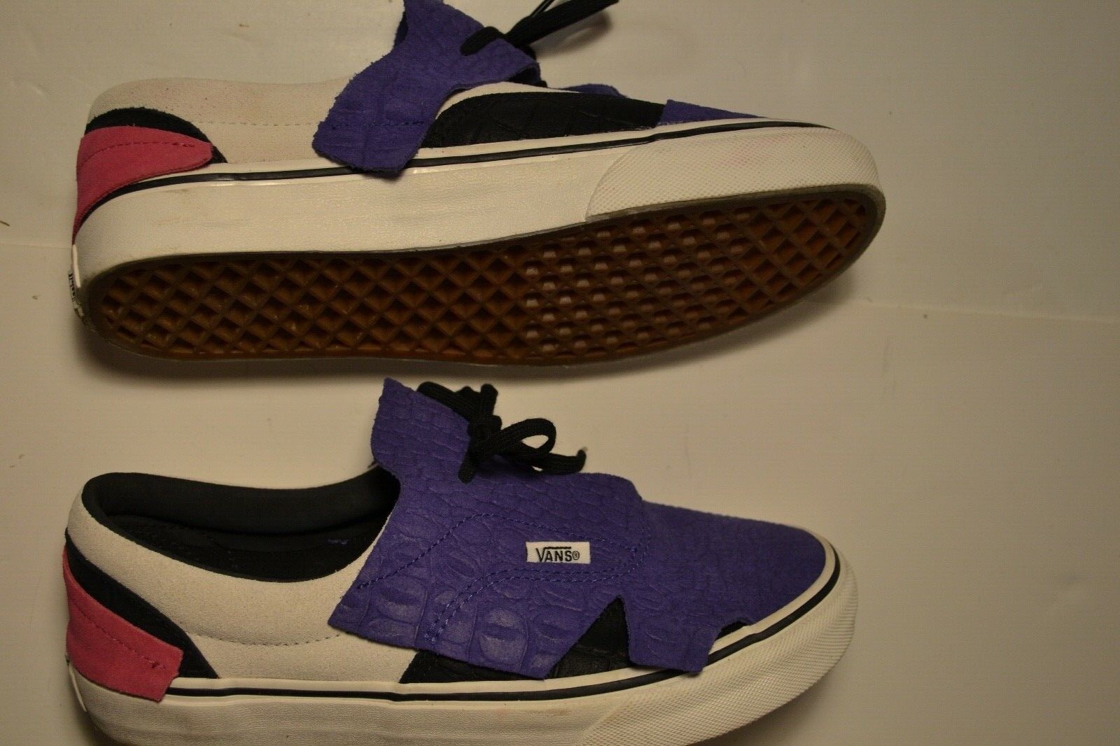VANS Colorful Purple Flap Skate Unisex Skate Suede Shoes Size 5.5 Men 7.0 Women