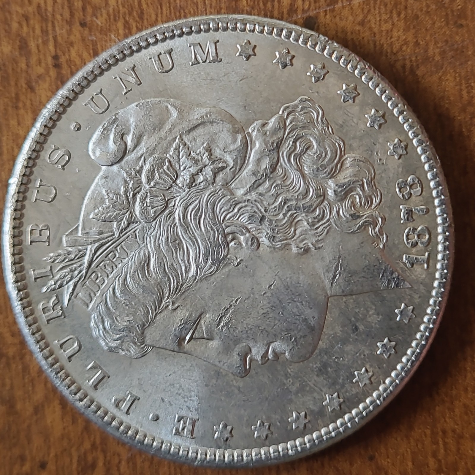 1878-S $1 Morgan Silver Dollar in Choice BU Condition