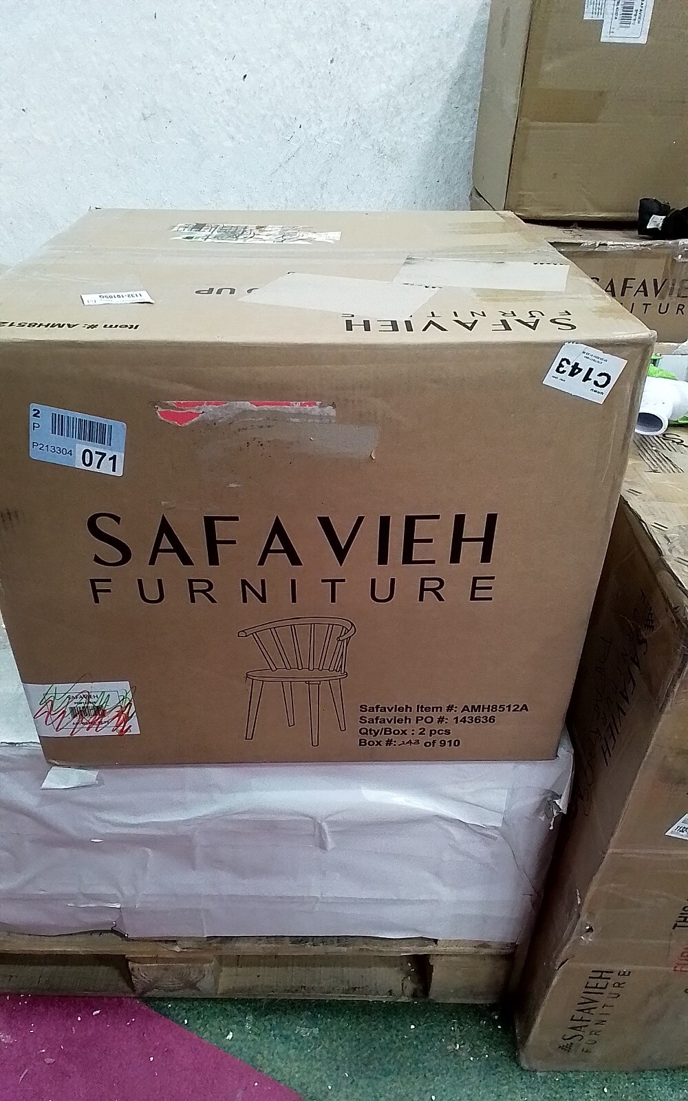 Safavieh BLANCHARD SIDE CHAIR, Reduced Price 2172737335 AMH8512A