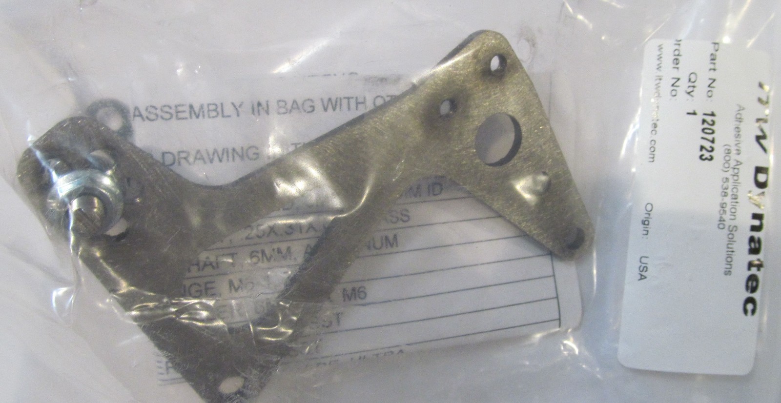 NEW ITW DYNATEC 120723 BRACKET ASSEMBLY 5 STRAND ULTRA INDUSTRIAL UFD SYSTEM